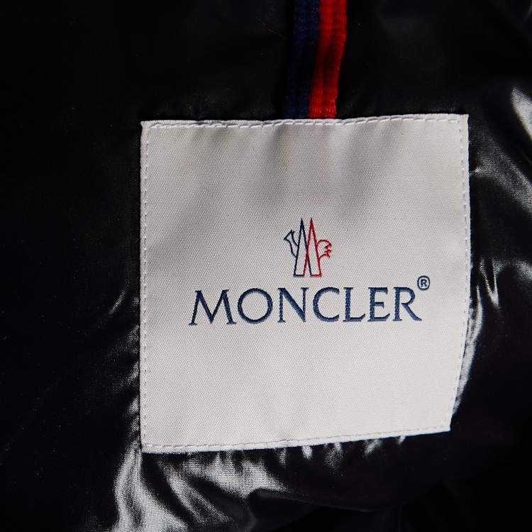 Pre Owned Moncler Silver Bandama Puffer Down Jacket M