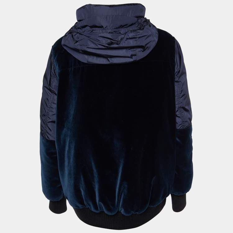 Moncler best sale velvet puffer