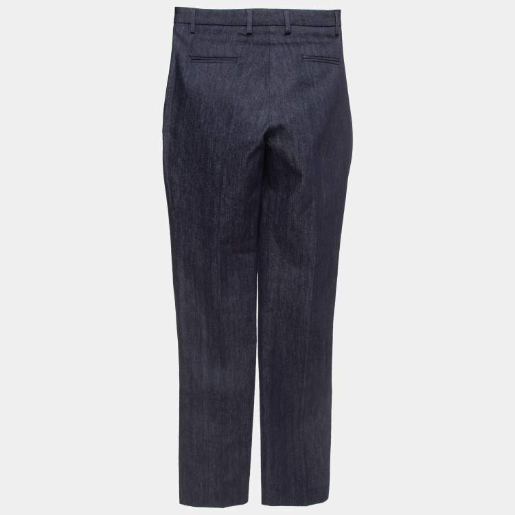 Pre Owned Moncler Navy Blue Denim Slim Fit Jeans M Waist 28''