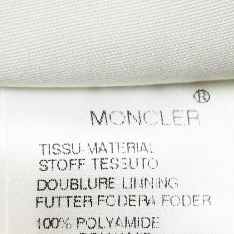 Pre Owned Moncler Black Nylon Quilted Puffer Jacket 2XL