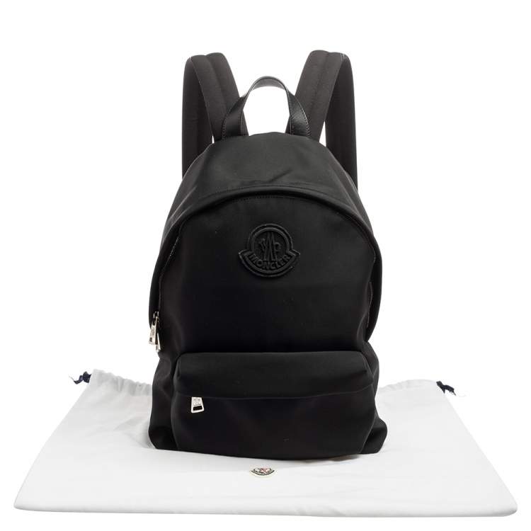 Pre Owned Moncler Black Nylon Pierrick Backpack