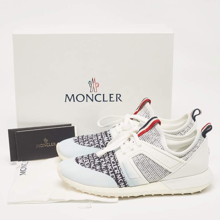 Pre Owned Moncler Multicolor Fabric and Rubber Meline Sneakers Size 39