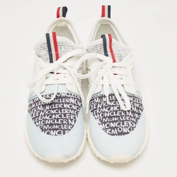 Pre Owned Moncler Multicolor Fabric and Rubber Meline Sneakers Size 39