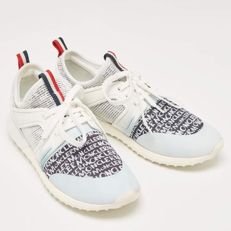 Pre Owned Moncler Multicolor Fabric and Rubber Meline Sneakers Size 39