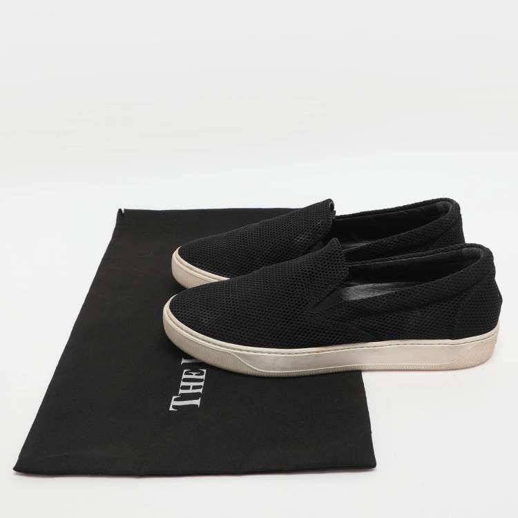 Pre Owned Moncler Size 37 Knit Fabric Slip On Sneakers