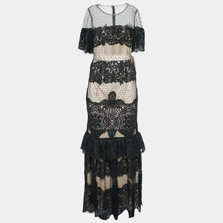 Monique lhuillier lace cocktail dress best sale