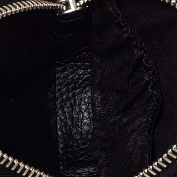 Pre Owned Montblanc Black Soft Grain Leather Phone Accessories Case