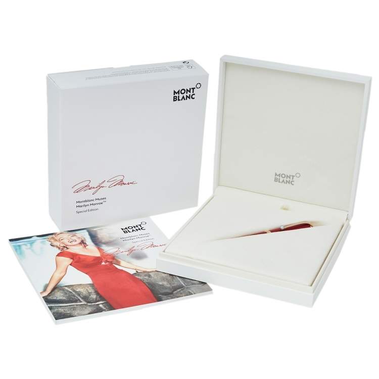 Pre Owned Montblanc Muses Marilyn Monroe Special Edition Ballpoint Pen