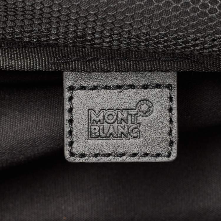 Pre Owned Montblanc Black #My4810 Light Cabin Compact Luggage 55 