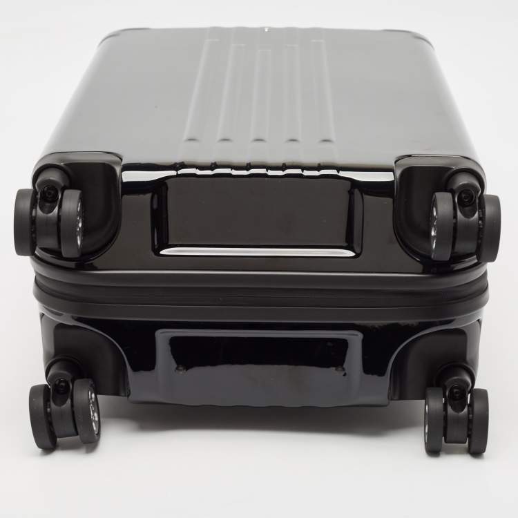 Pre Owned Montblanc Black #My4810 Light Cabin Compact Luggage 55 