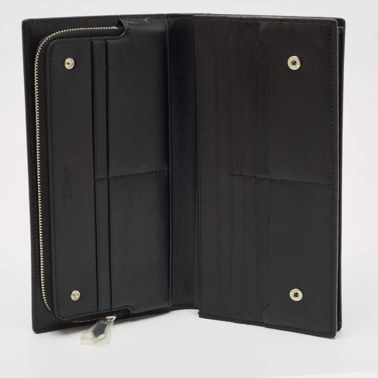 Pre Owned Montblanc Black Leather Meisterstuck Mini Pochette