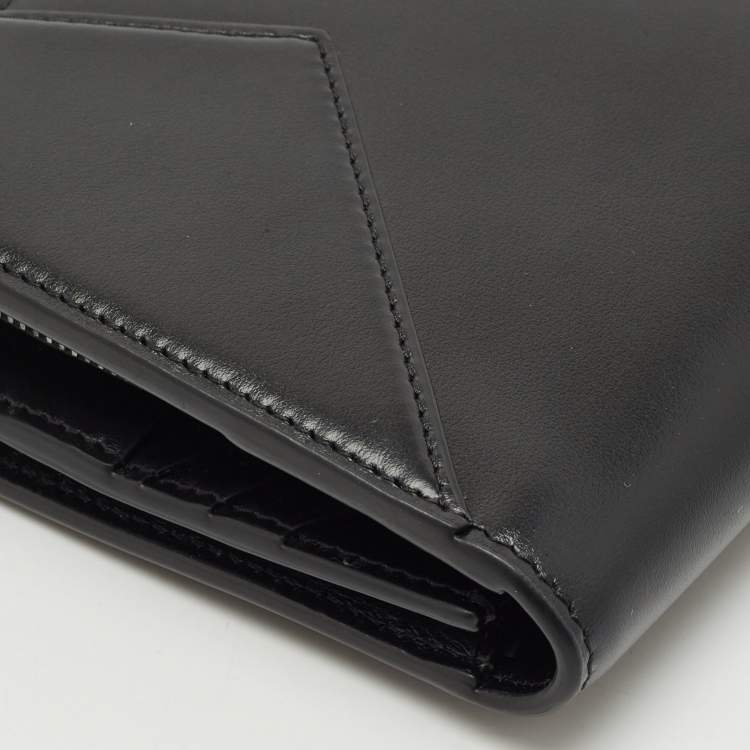 Pre Owned Montblanc Black Leather Meisterstuck Mini Pochette