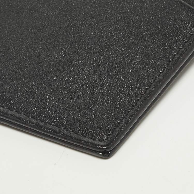 Pre Owned Montblanc Meisterstuck Black Leather Card Holder