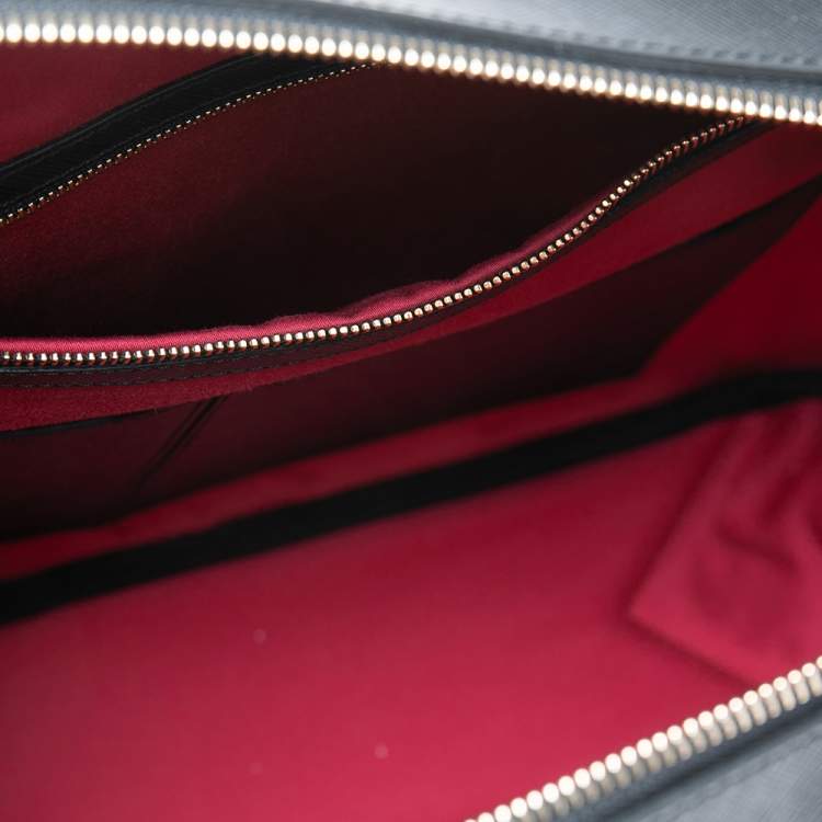 Pre Owned Montblanc Black Leather Laptop Briefcase
