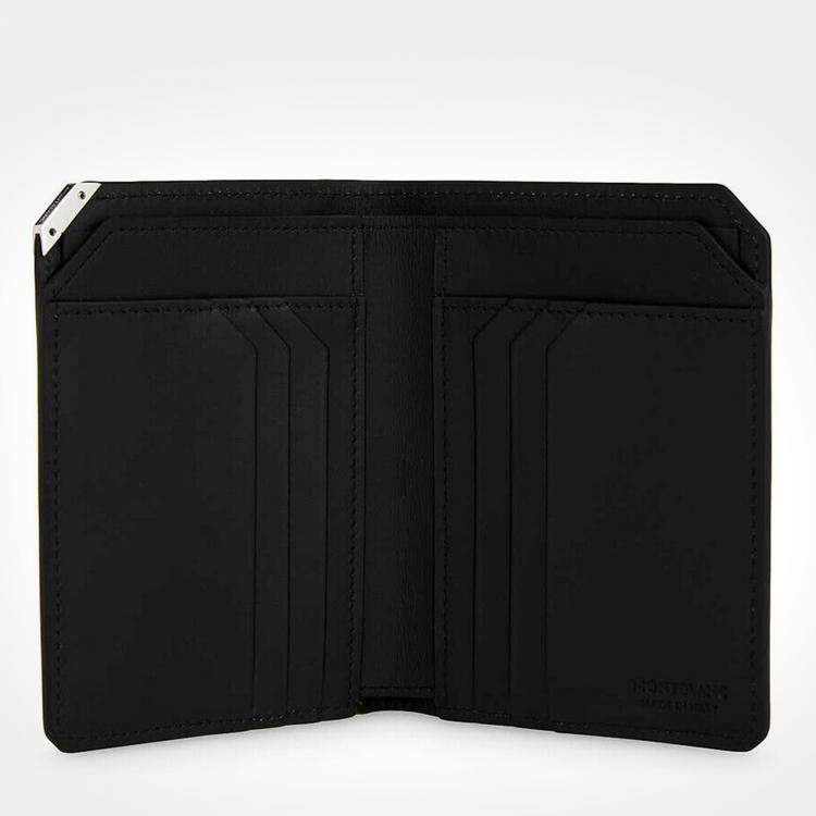 Pre Owned Montblanc Black Leather Wallet