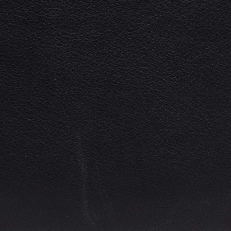 Pre Owned Montblanc Black Leather Meisterstuck Mini Bifold Agenda Cover