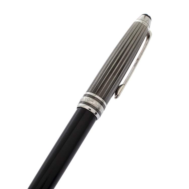 Pre Owned Montblanc Meisterstück Solitaire Doué Black & White Rollerball Pen