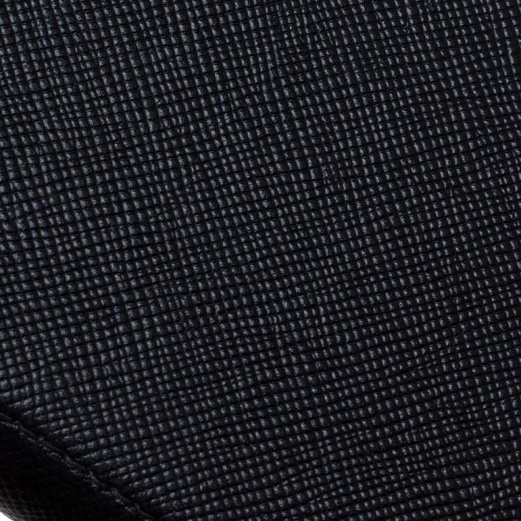Pre Owned Montblanc Black Leather Sartorial iPhone XS Flip Case