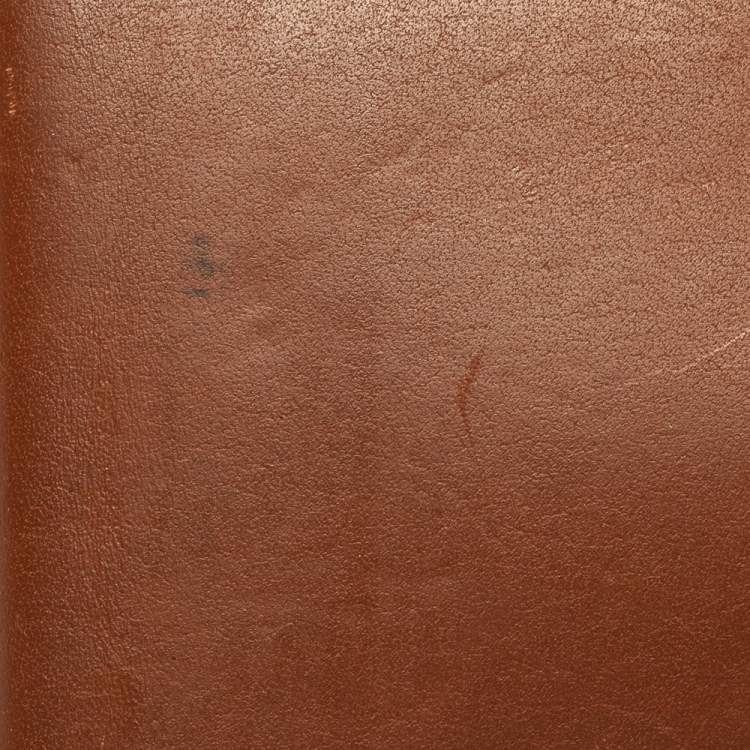 Pre Owned Montblanc Brown Leather Meisterstuck Agenda Organizer