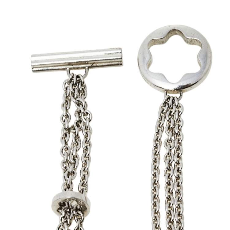 Pre Owned Montblanc Caress of a Star Sterling Silver Necklace