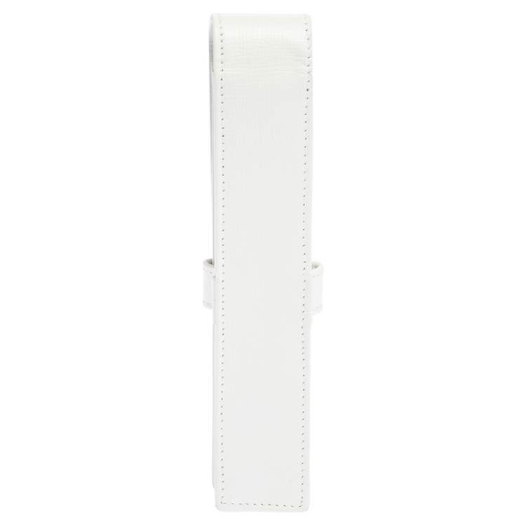 Pre Owned Montblanc White Leather Pen Case