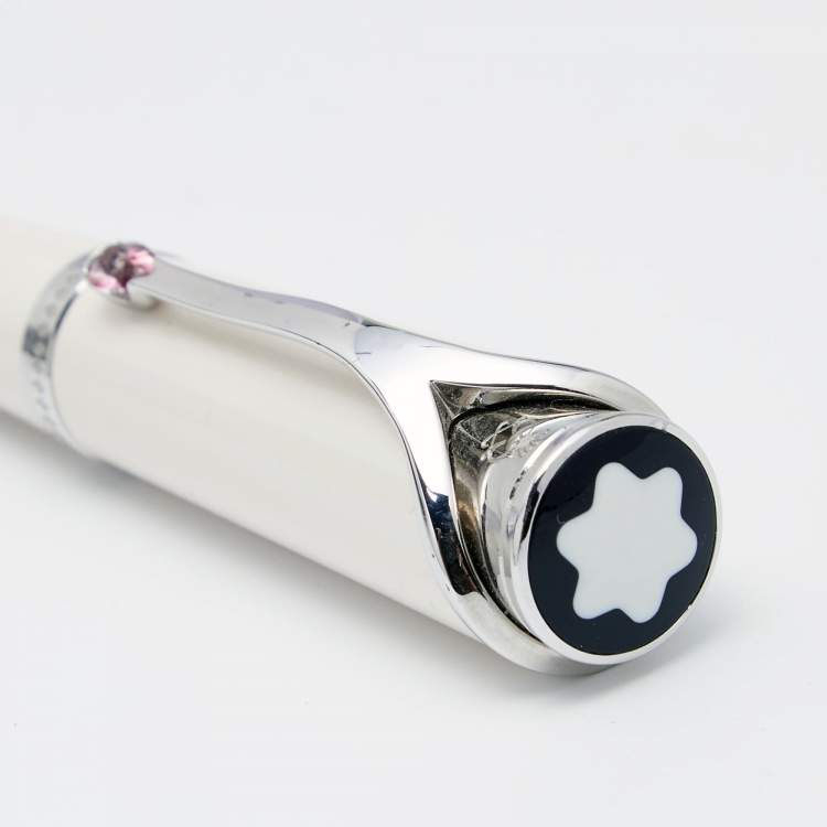 مملوكة مسبقًا Montblanc Cream Lacquer Collection Princess Grace De Monaco Ballpoint Pen