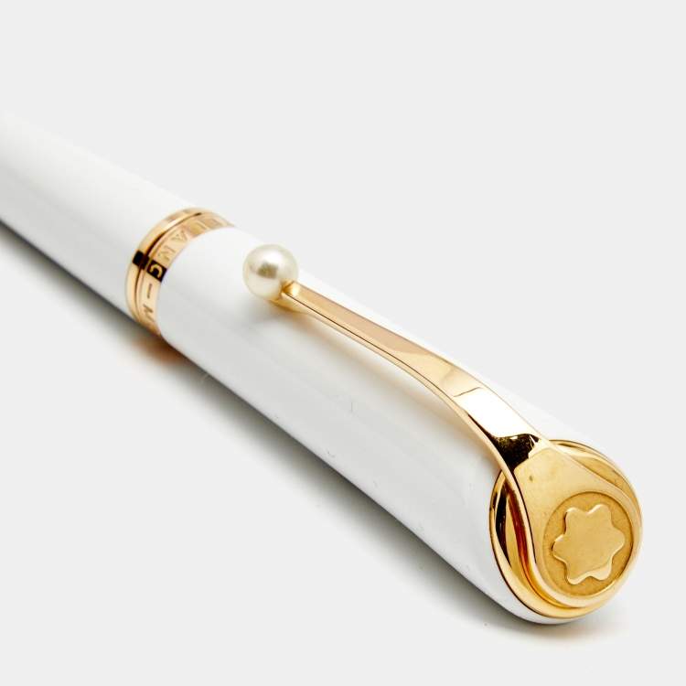 Pre Owned Montblanc Muses Marilyn Monroe Special Edition Pearl Ballpoint Pen