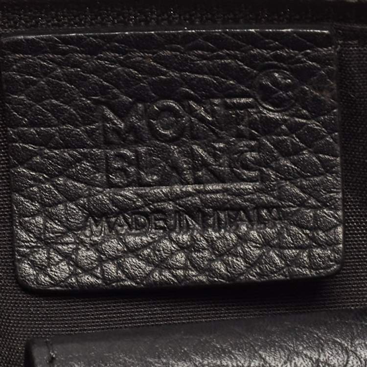 Pre Owned Montblanc Black Meisterstück Leather Pen Pouch