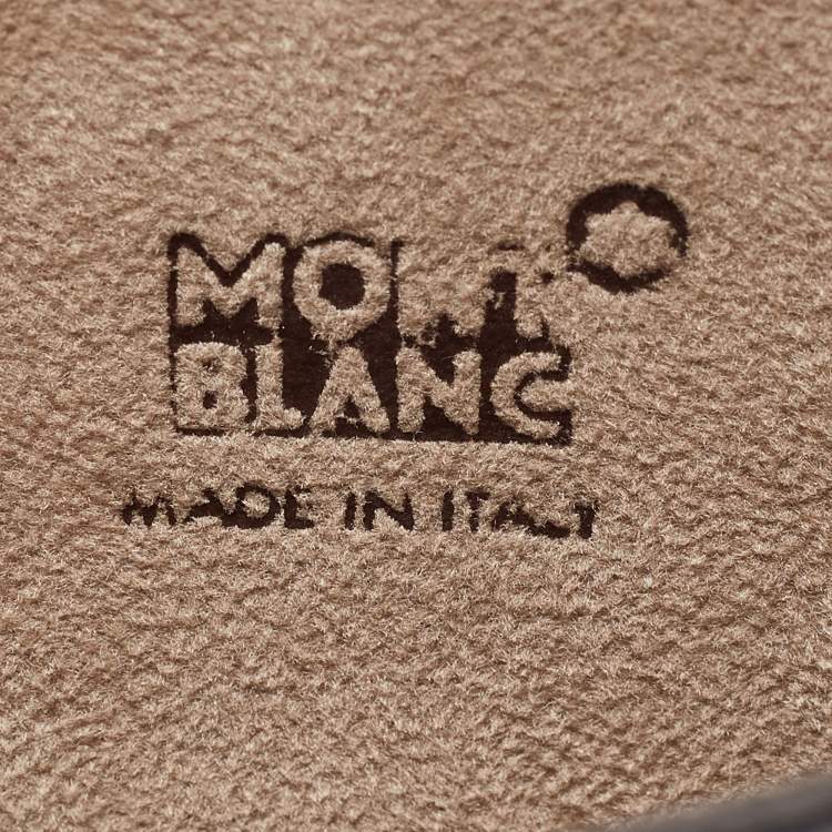Pre Owned  Montblanc Brown Croc Embossed Leather Meisterstuck Tablet Case 