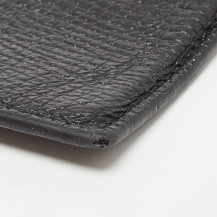Pre Owned Montblanc Black Leather Meisterstuck Card Holder