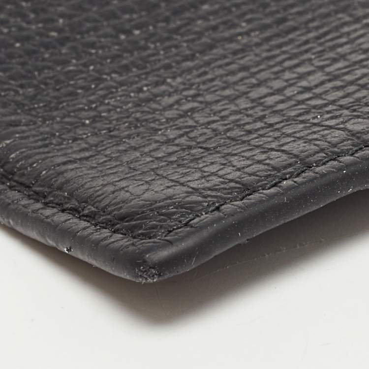 Pre Owned Montblanc Black Leather Meisterstuck Card Holder