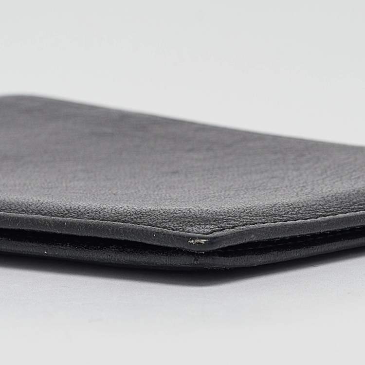 Pre Owned Montblanc Black Leather Meisterstuck Bifold Wallet