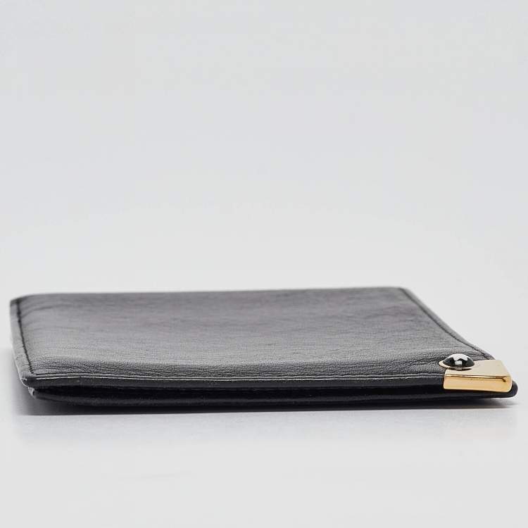 Pre Owned Montblanc Black Leather Meisterstuck Bifold Wallet