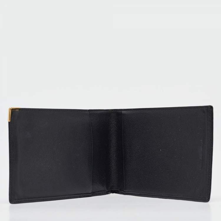 Pre Owned Montblanc Black Leather Meisterstuck Bifold Wallet