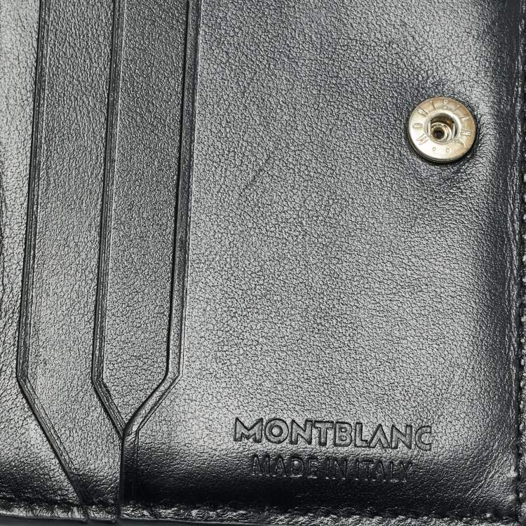 مملوكة مسبقًا Montblanc Meisterstuck Red Leather 6CC Compact Wallet