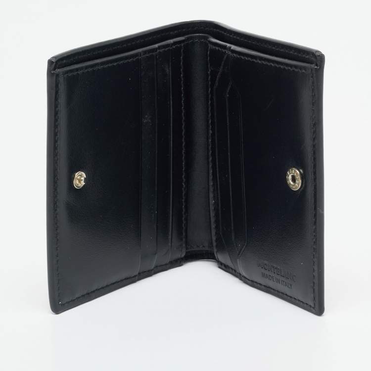 مملوكة مسبقًا Montblanc Meisterstuck Red Leather 6CC Compact Wallet