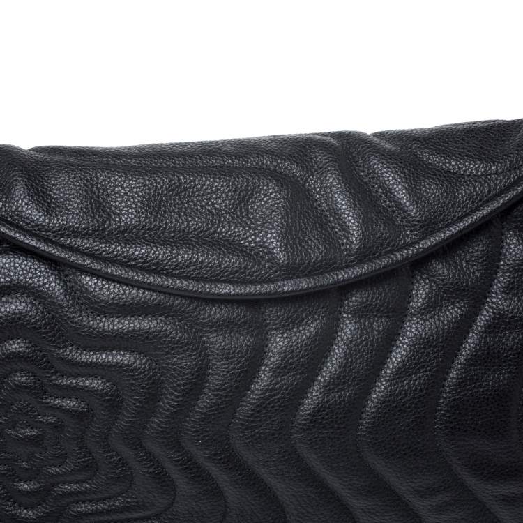Pre Owned Montblanc Black Leather Starisma Alcina Hobo