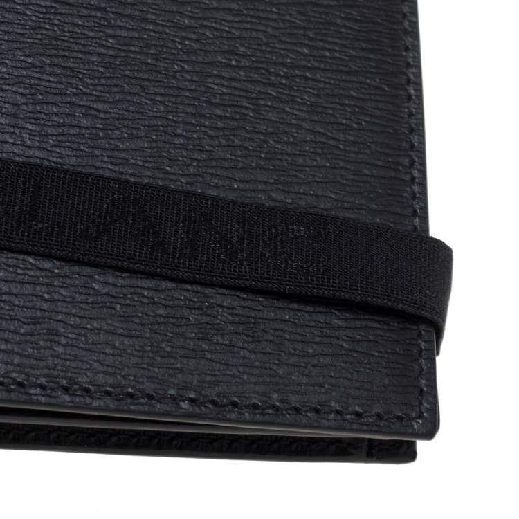 Pre Owned Montblanc Black Leather Business Card Holder