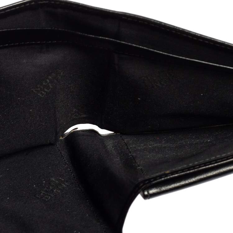 مملوكة مسبقًا Montblanc Black Leather Meisterstück Bifold Wallet
