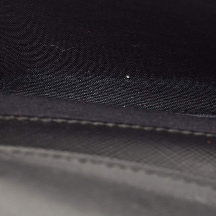 Pre Owned Montblanc Black Signature Coated Canvas Card Holder