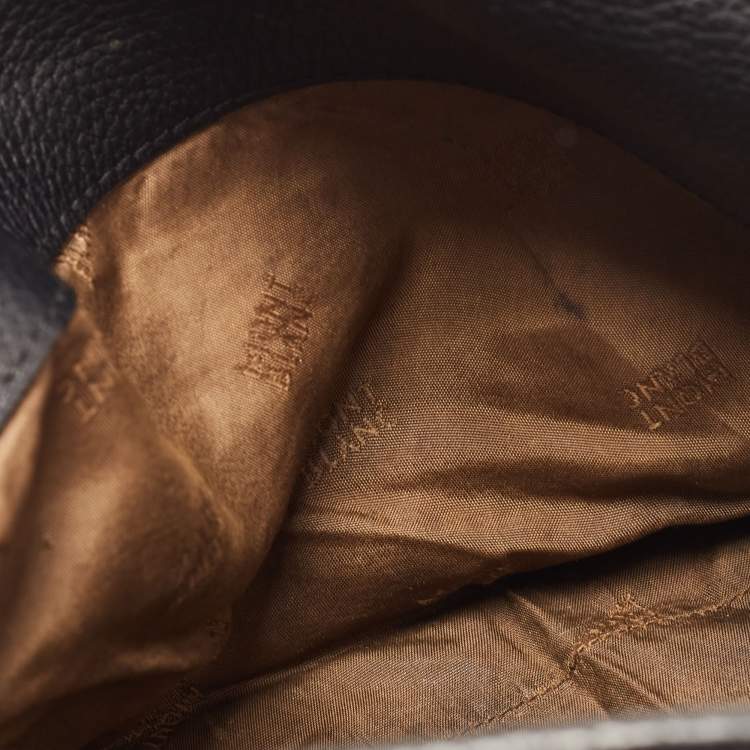Pre Owned Montblanc Black Leather Starisma Alcina Hobo 