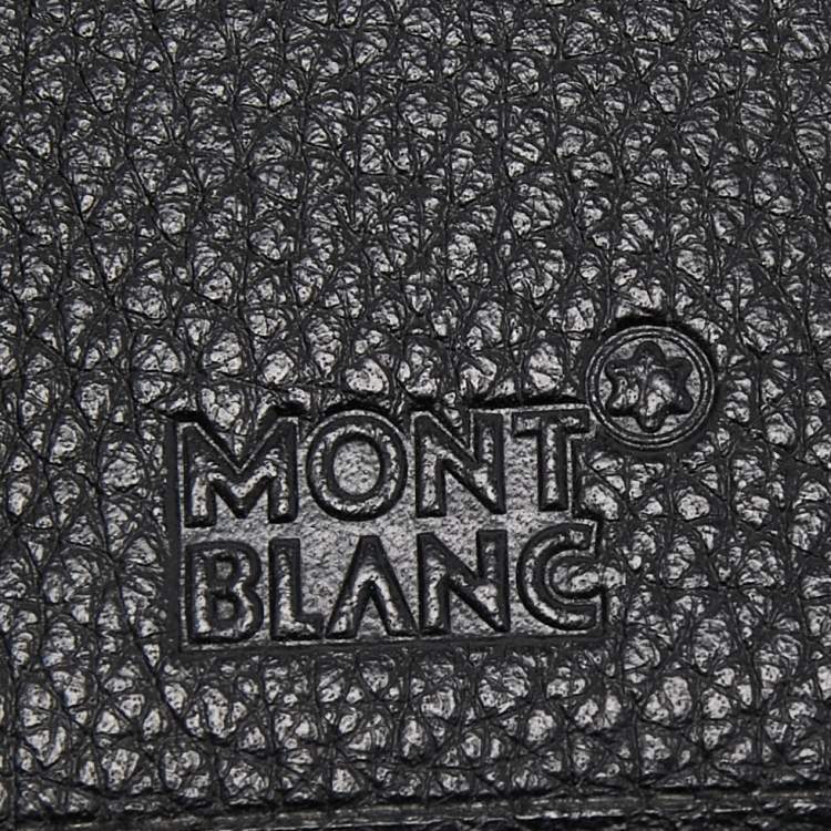 Pre Owned Montblanc Black Leather Starisma Trifold Wallet