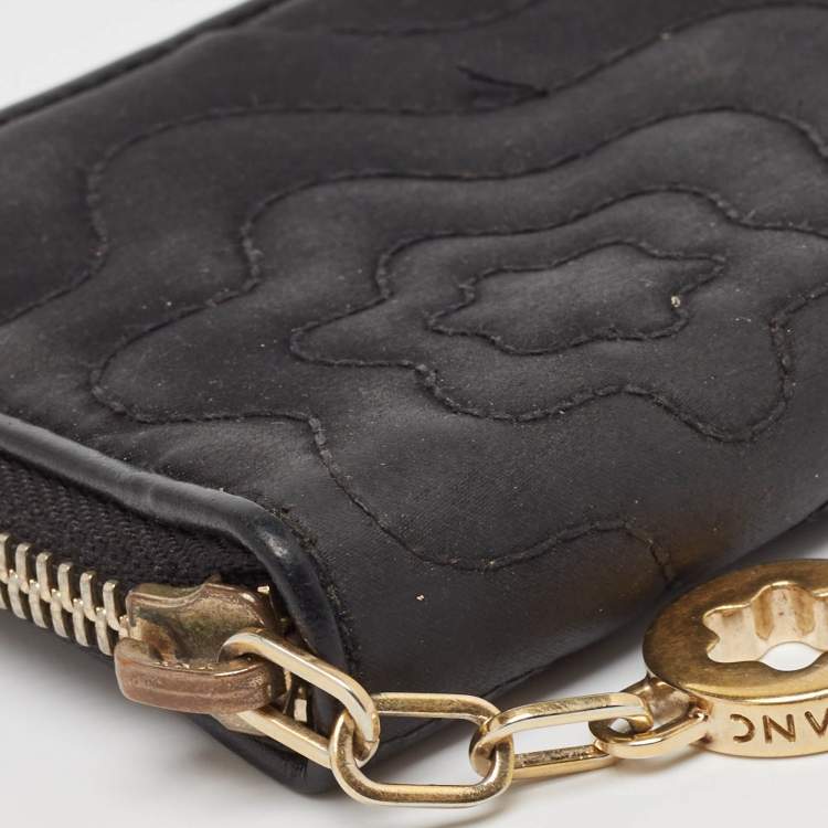 Pre Owned Montblanc Black Nylon Starisma Zip Purse