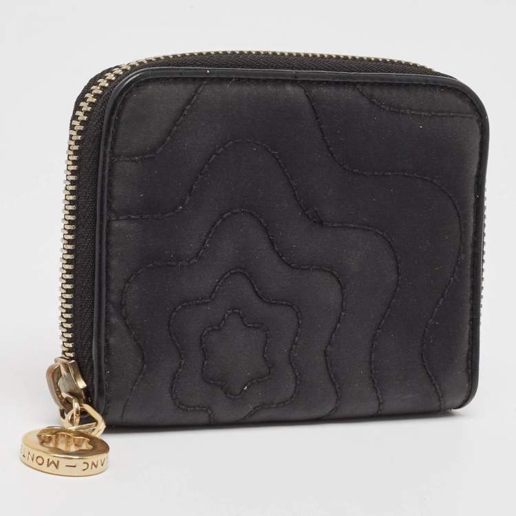 Pre Owned Montblanc Black Nylon Starisma Zip Purse