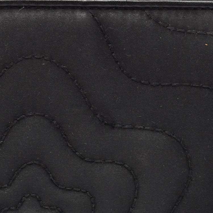 Pre Owned Montblanc Black Nylon Starisma Zip Purse