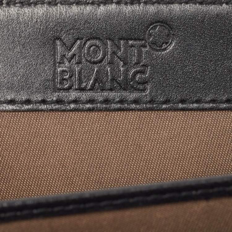 Pre Owned Montblanc Black Nylon Starisma Zip Purse