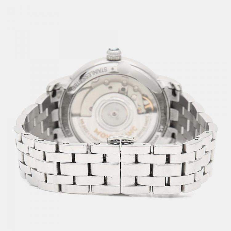 Pre Owned Montblanc Star Legacy Automatic Silver Stainless Steel  Women's Wristwatch 32 mm