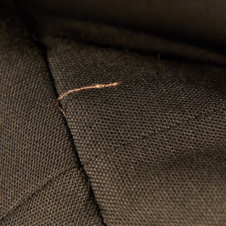 Pre Owned Moschino Cheap and Chic Brown Wool Joggers M