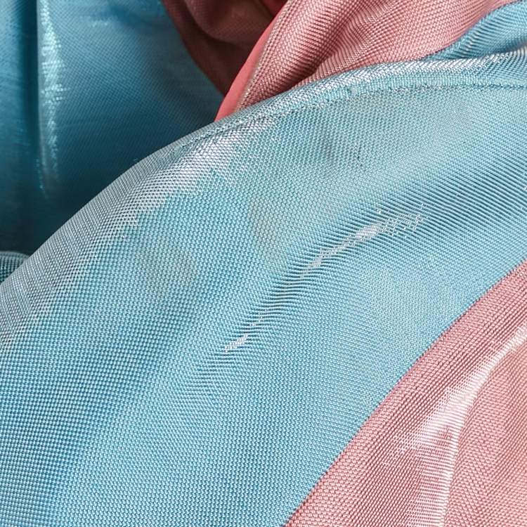 Pre Owned Moschino Couture Pink Lamé Unicorn Applique Set S