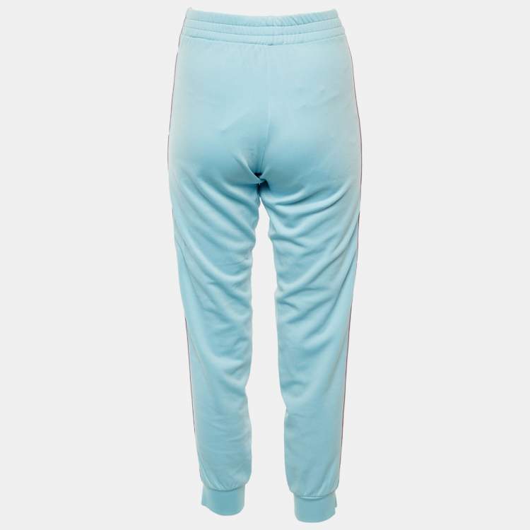 Pre Owned Moschino Couture Blue Jersey My Little Pony Jogger Pants M